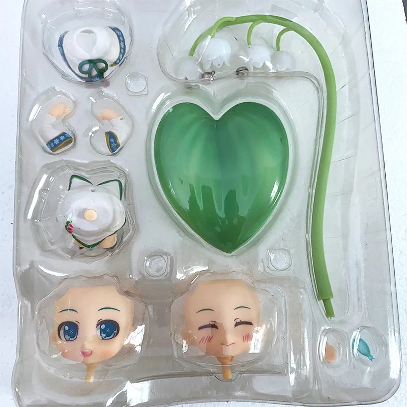 Фигурки героев Аниме Nendoroid Hatsune Miku 493 листья лотоса Q-версия игрушки движущиеся