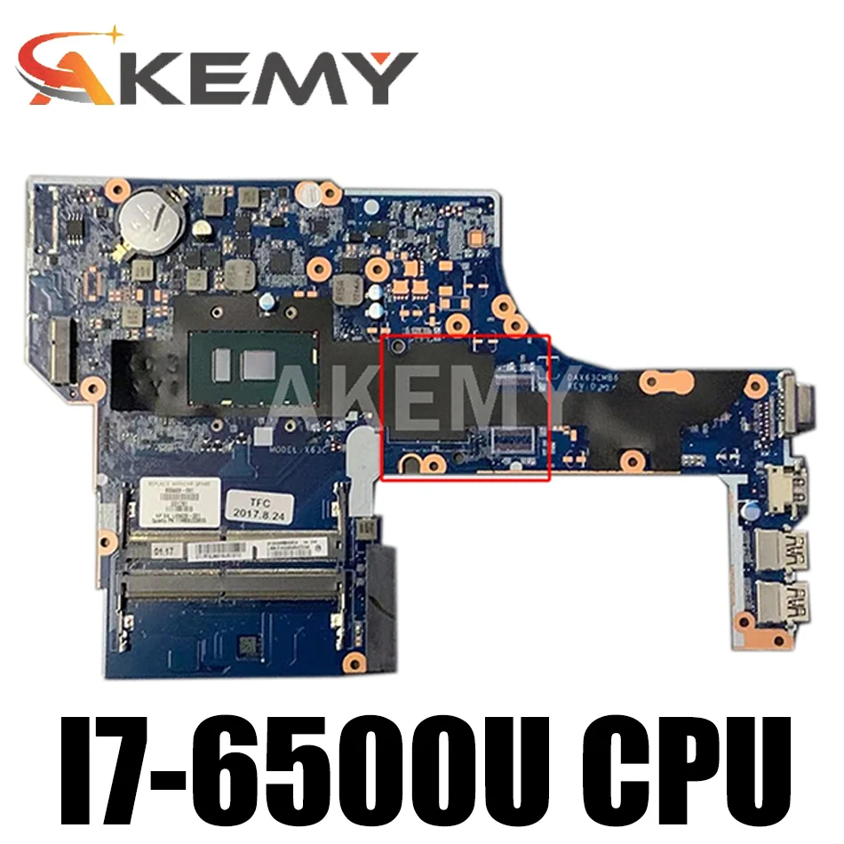 

Материнская плата для ноутбука HP Probook 450 G3 470 G3 DAX63CMB6C0 SR2EZ I7-6500U CPU 828423-001 828423-601 828423-501 Материнская плата