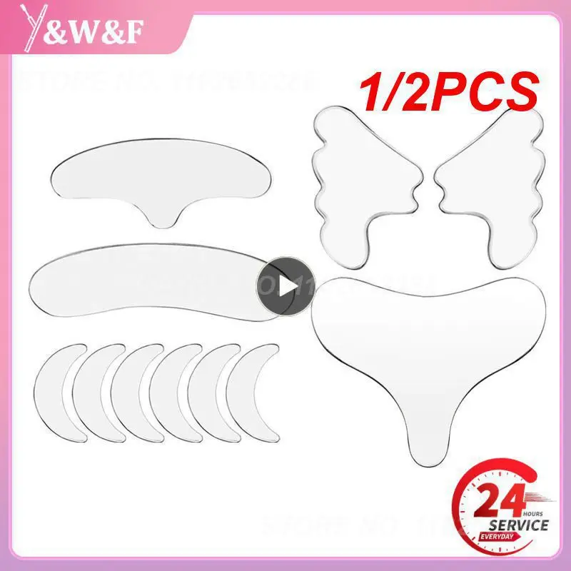 

1/2 шт., многоразовые силиконовые подбородок для области вокруг глаз