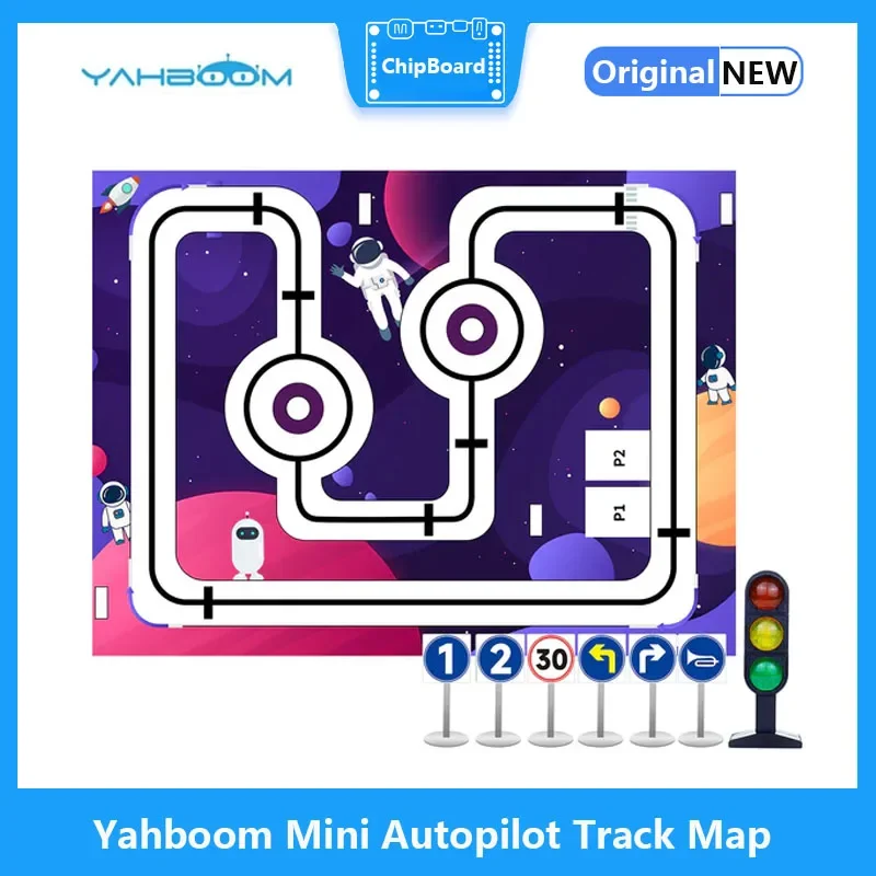 Yahboom Mini AI Vision Автопилот Трек Карта инфракрасная линия патруль отслеживание трека