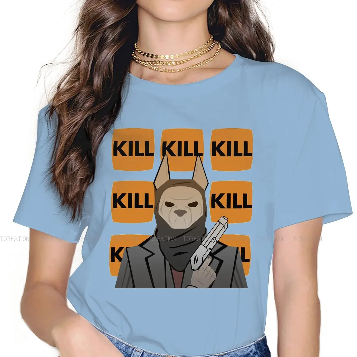 

Aleksis Dorsey Hip Hop TShirt Deathloop FPS Game Creative Tops Casual T Shirt Women Short Sleeve Special