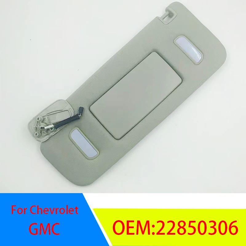 Серый солнцезащитный козырек с левой стороны и правой для Chevrolet Tahoe Suburban GMC Yukon Sierra