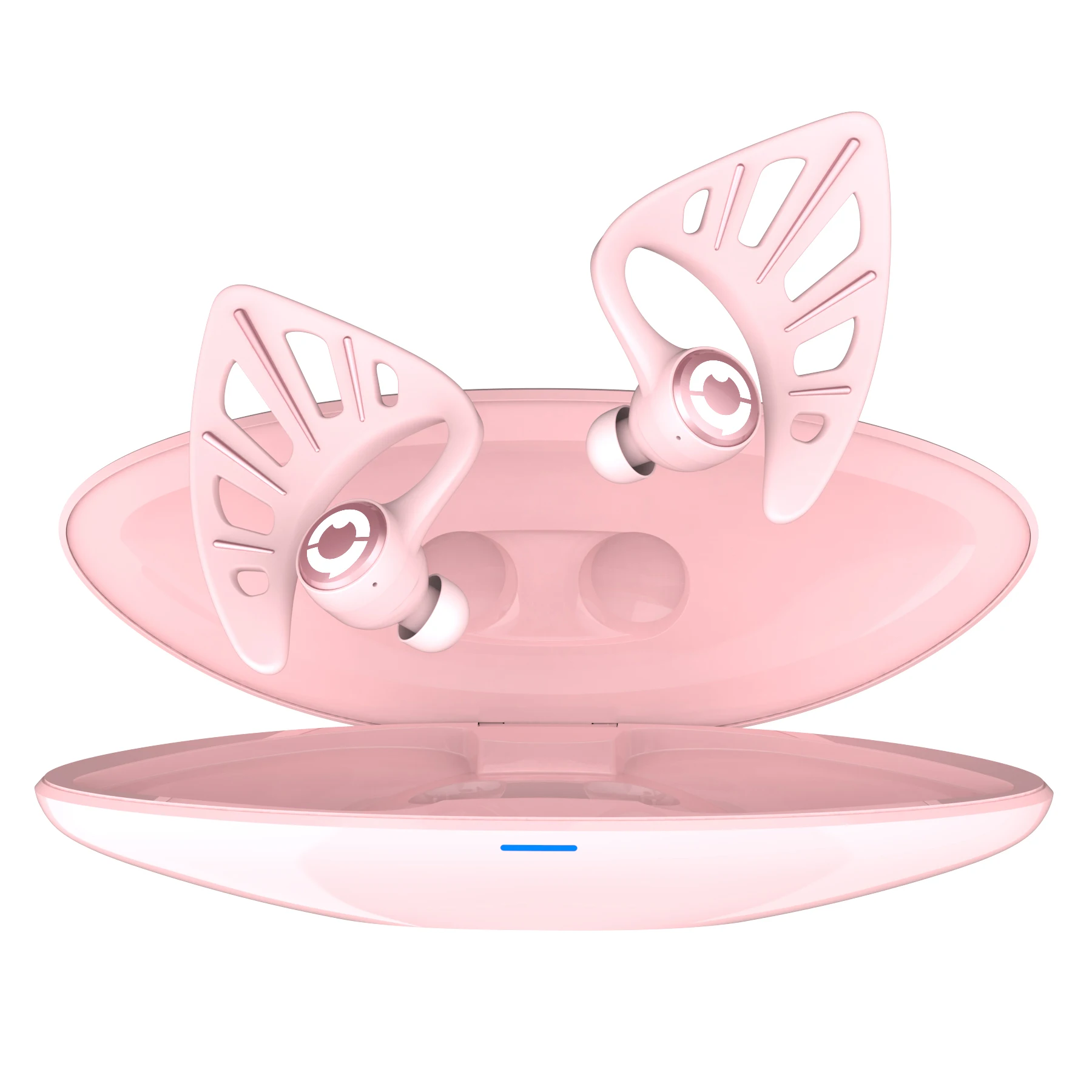 Беспроводные наушники YOWU Elf с Bluetooth 5,0, наушники с управлением через приложение, RGB гарнитура, Hi-Fi наушники с басами, наушники с ушным крючком для телефона