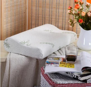 DIMI White Slow Rebound Memory Foam Pillow Cervical Health Care Pain Orthopedic Latex 50*30CM Neck Pillow Fiber