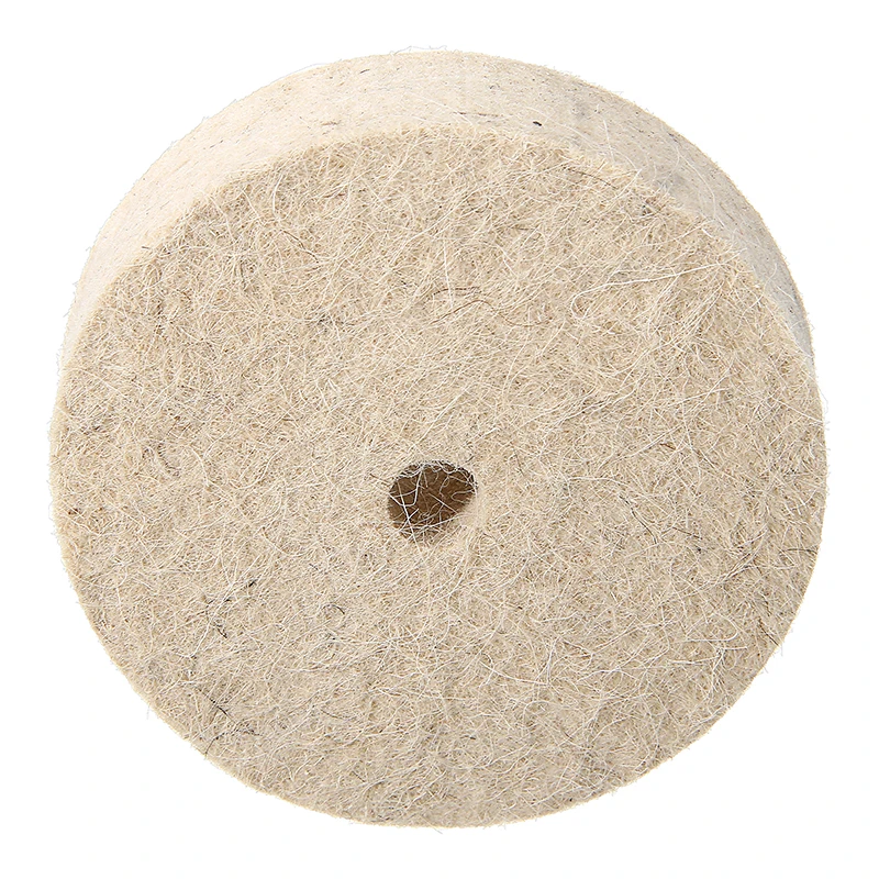 

3 inch Drill Grinding Buffing Wheel Round Felt Wool Polishing Pad Abrasive Disc For Bench Polishing Grinder Rotary Abrasive Tool