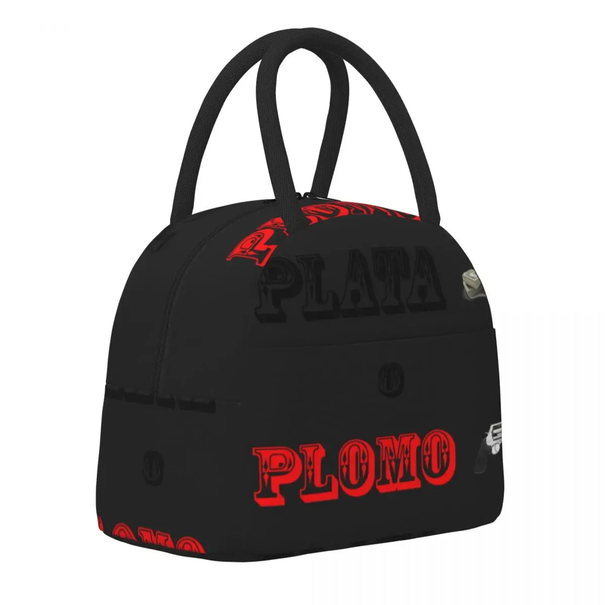 

Plata O Plomo Lunch Bag Pablo Escobar Office Lunch Box For Adult Fashion Print Thermal Lunch Bags Waterproof Portable Cooler Bag