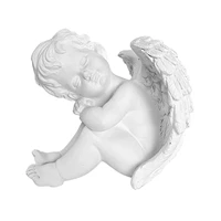 angel statue angel memorial statue vintage kneeling praying cherub statue resin angel sculpture crafts figurine indoor outdoor
