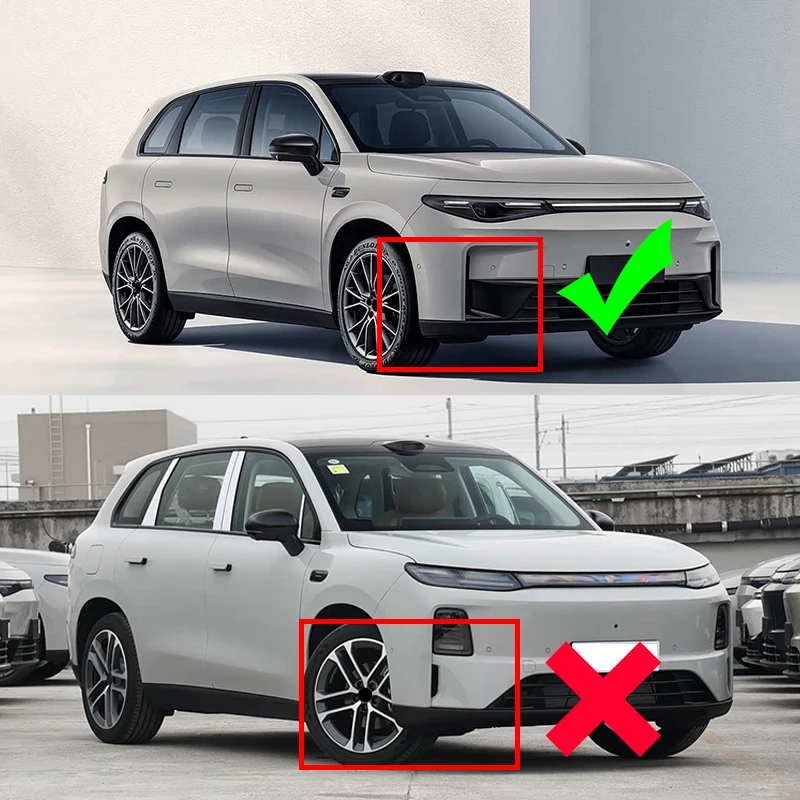 Фото Защитный уголок переднего бампера для Leapmotor C10 2024 2025 2026, материал ABS, клеевая установка №2