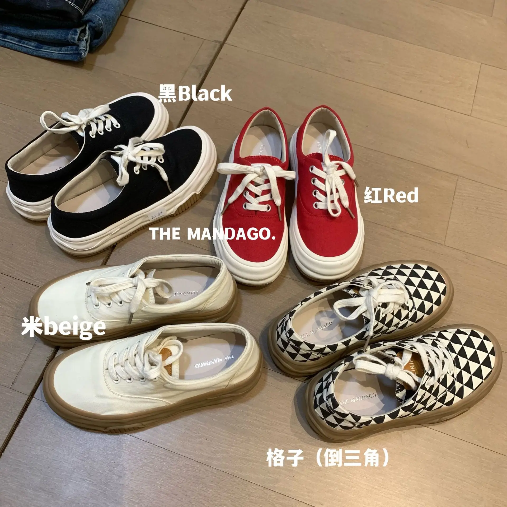 

Mr Co Thick-soled Canvas Shoes Female Big Head Ugly Cute Sneakers Summer New Net Red Thick-soled Student Lace-up Casual Shoes