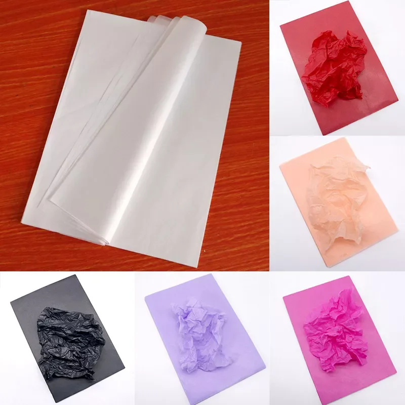 

100Sheets/Pack A4/A5 Liner Tissue Paper For Clothing Shirt Shoes DIY Handmade Translucent Wine Wrapping Papers Gift Packaging