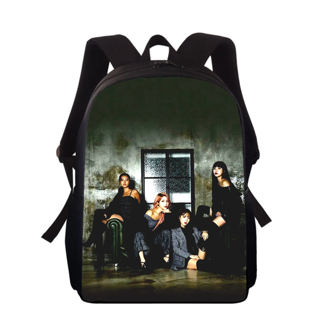 MAMAMOO KPOP girl 15” 3D Print Kids Backpack Primary School Bags for Boys Girls Back Pack Students School Book Bags