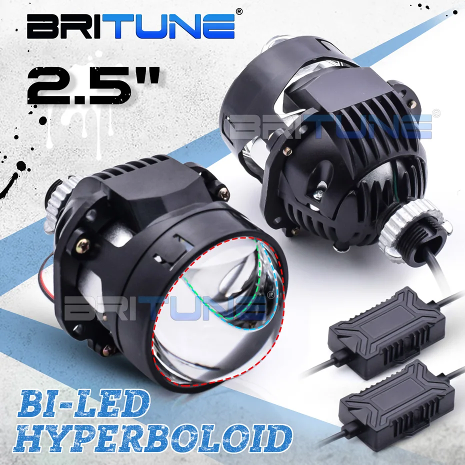 Bi-светодиодный объектив 3 0 дюймов Hella 3R G5 45W светодиодный проектор фары линзы H4 H7 H1