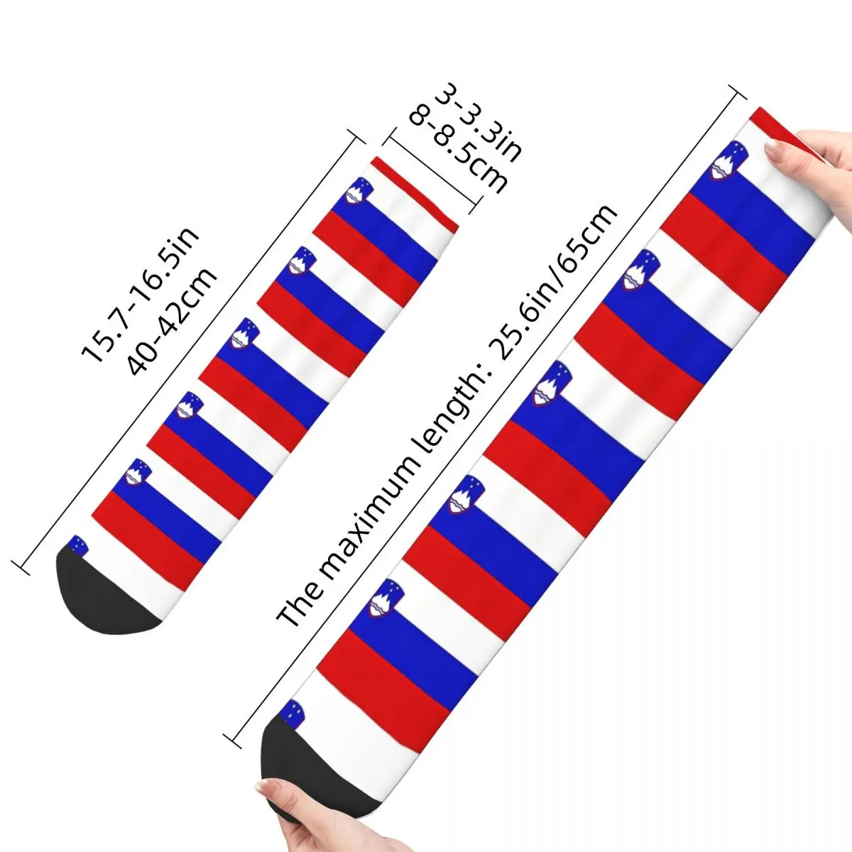 Словения словенская Республика флаг кавайные носки спортивные с мультяшным