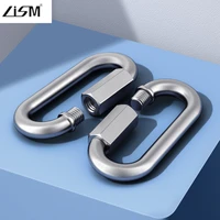 304 stainless steel rapid shackle link button runway climbing mountaineering buckle chain link buckle