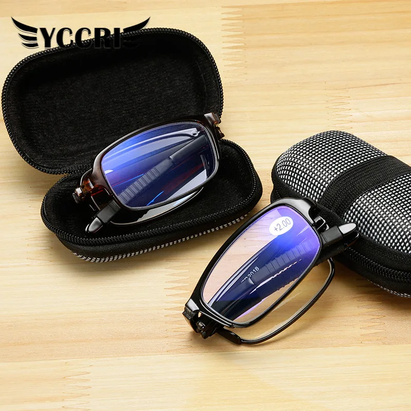 

+1.0 +1.5 +2.0 +2.5 +3.0 +3.5 +4.0 Reading Glasses Retro MenWomen Folding Spectacles Luxry Frame TR Glasses Blue Light Readers