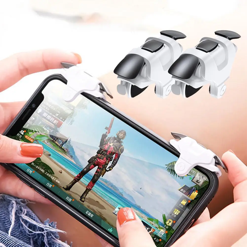 

1 Pair Game Gamepad Quick Response Anti-skid Universal E-sports Auxiliary Phone Gaming Controller for iPhone