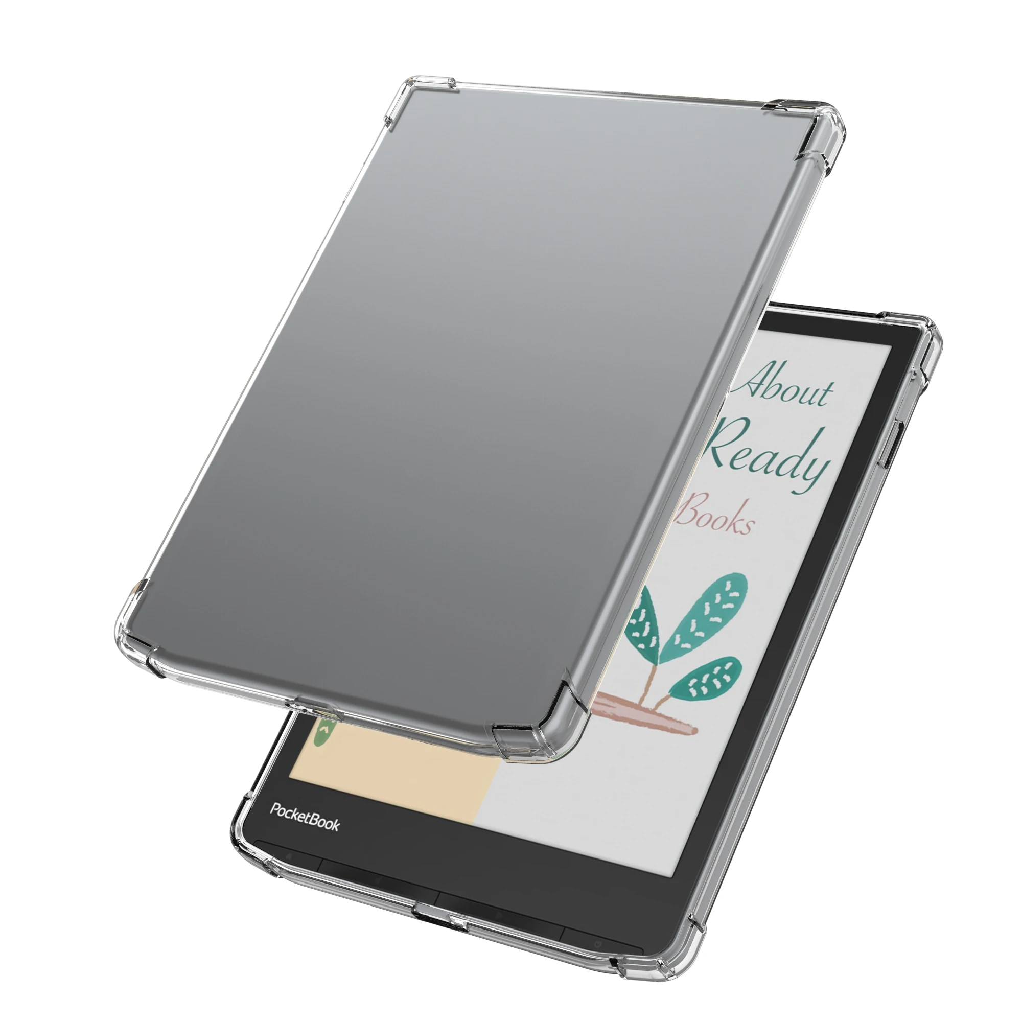 Фото Прозрачный чехол для электронной книги Vivlio InkPad Color 3/Vivlio InkPad 4, 7,8 дюйма — легкая прозрачная силиконовая гибкая мягкая задняя крышка №2