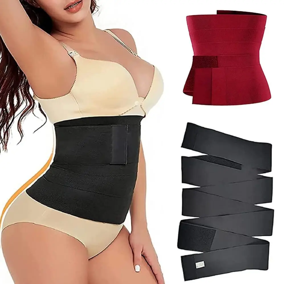 

Shaperwear Bandage Wrap Waist Trainer Belt Women Slimming Tummy Belt Corset Top Stretch Bands Cincher Body Shaper