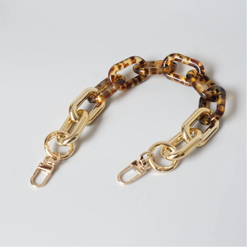 

Bag Handle Chain DIY Resin Handbag Strap Shoulder Purse Detachable Replacement