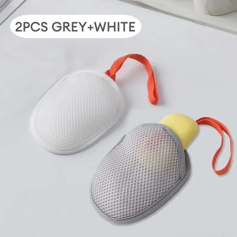 

Soap Foaming Net Mesh Bags Bath Washing Tools Body Cleaning Bubble Helper Mesh Deep Cleaning Home Bathroom Scrubbers Supplies