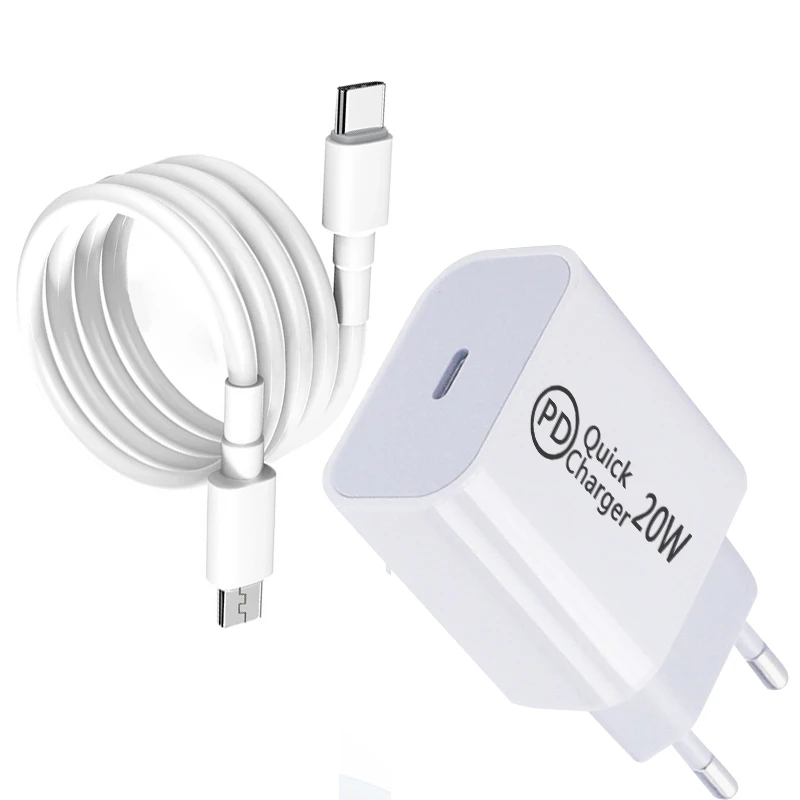 Мини-зарядное устройство с USB Type-C и поддержкой быстрой зарядки 20 Вт |