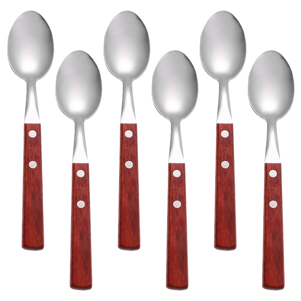 

Spoons Spoon Curved Coffee Design Ice Cream Decorative Mixing Pudding Dessert Handle Kitchen Serving Dinnerware Party