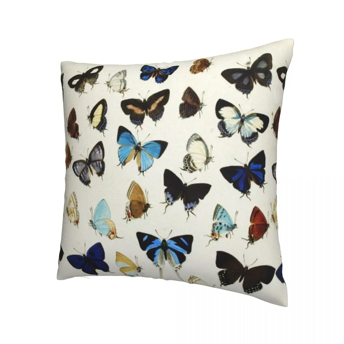 

Colorful Butterflies In Blue White Collection Pillowcase Cushion Cover Decoration Pillow Case Cover Home Wholesale 40X40cm
