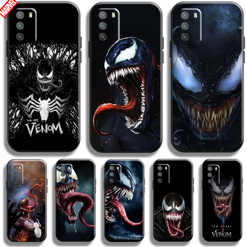 

Venom Marvel For Xiaomi Poco M3 M3 Pro 5G Phone Case Soft Silicon Coque Cover Black Funda Thor Comics Captain America