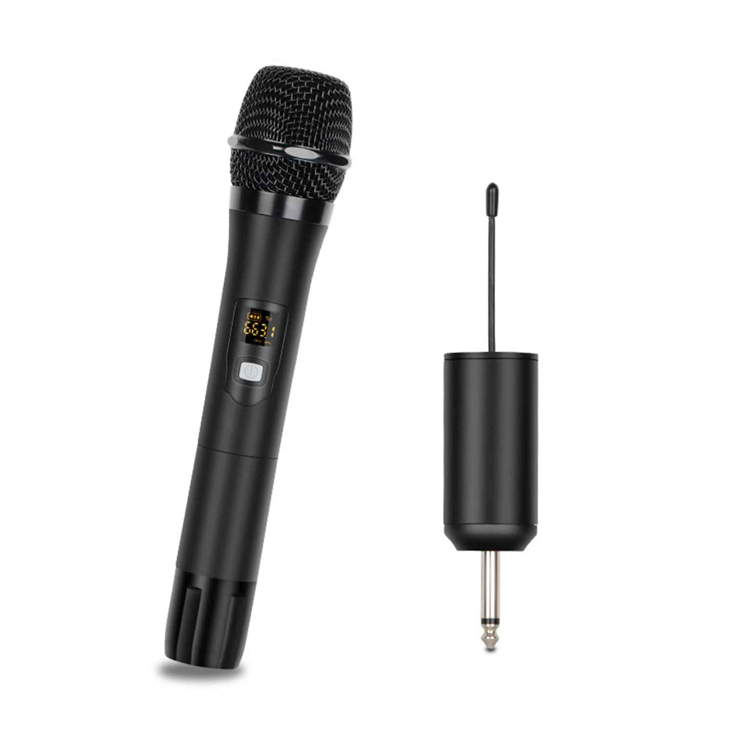 

Wireless Microphone Uhf Cordless Metal Dynamic Mic System for Wireless Stage Return Audiomusic Mic System Receiver 200Ft
