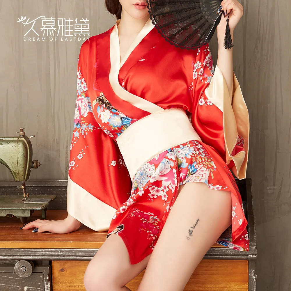 

Sexy Lingerie. Women's Passion Suit Sexy the Guillotines Open Uniform Seductive Sexy Pajamas Ancient Kimono