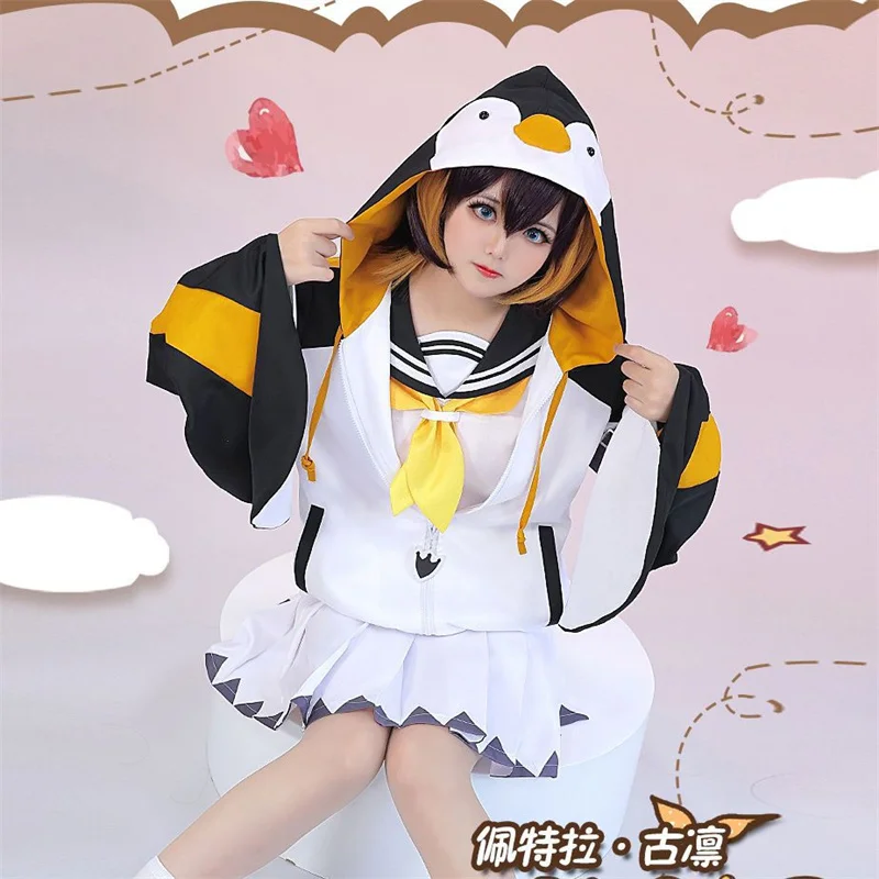 

Kostum Cosplay Petra Gurin Setelan Cosplay Vumbi Gaun Penguin Pesta Mewah Seragam Karnaval Buatan Khusus Party Costume Halloween