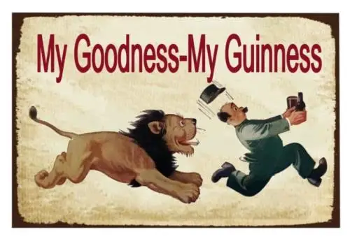 Металлические знаки Моя доброта моя Гиннесса Винтаж Ретро паб Человек Пещера