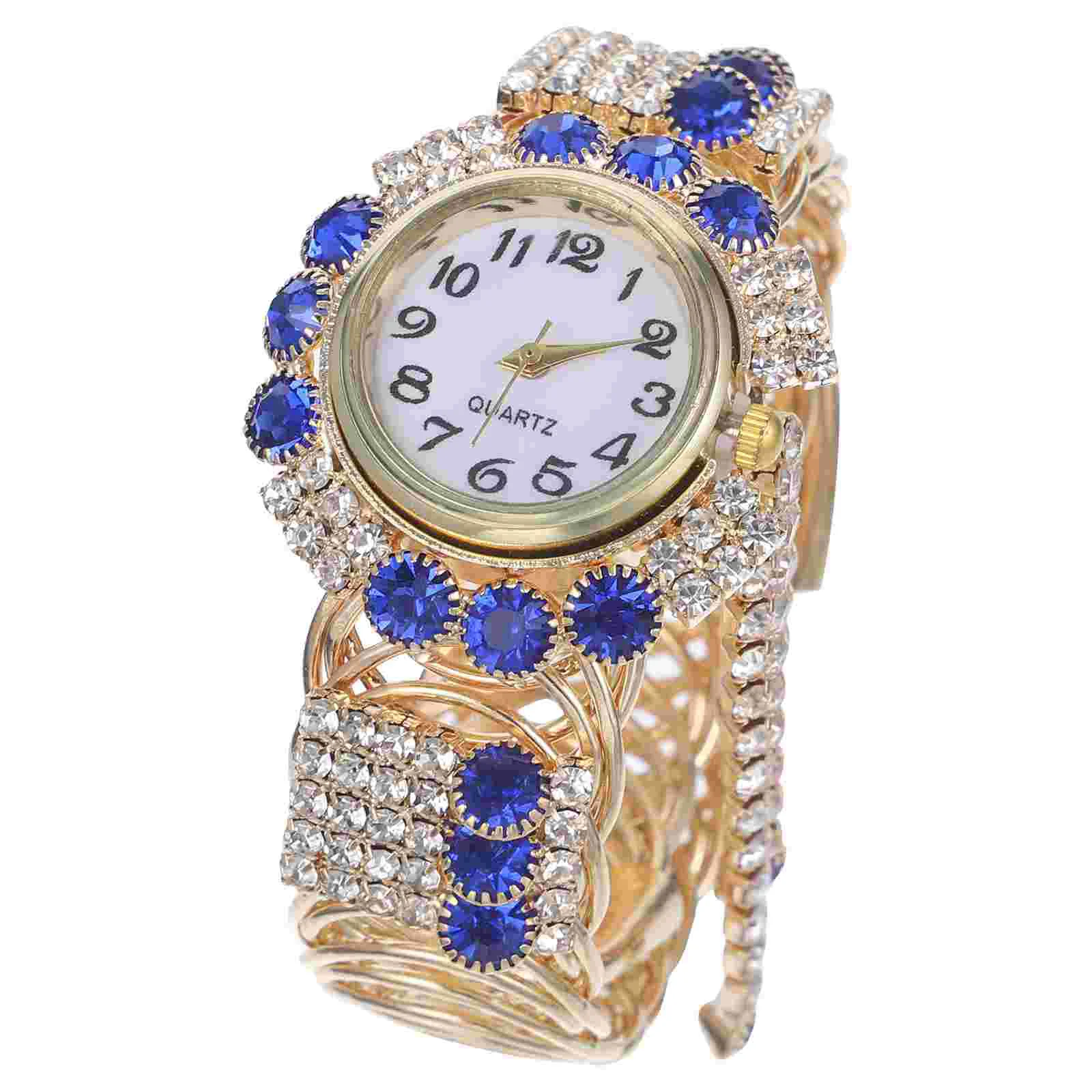 

Ladies Bracelet Watch Lady Quartz Birthday Present Jewelry Fashion Wristwatch Zinc Alloy