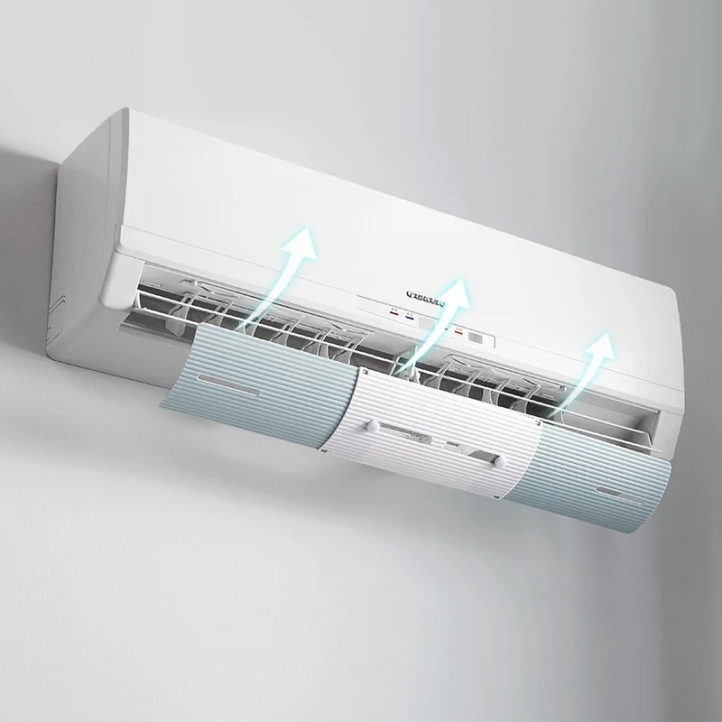 

1Pc Air Conditioning Baffle Air Conditioner Deflector Adjustable Cover Windshield Straight Anti-wind Shield