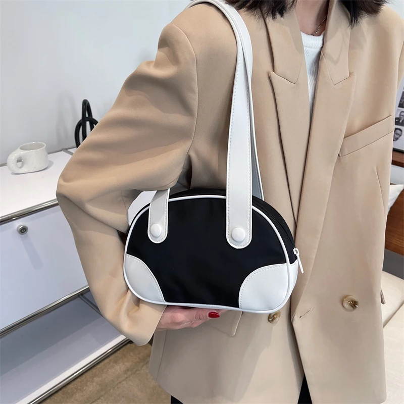 

2022 Hit Spring Small Nylon Crossbody Sling Bags Brand Underarm Shoulder Bag Ladies Casual Women's Bag Versatile Bowling Handbag