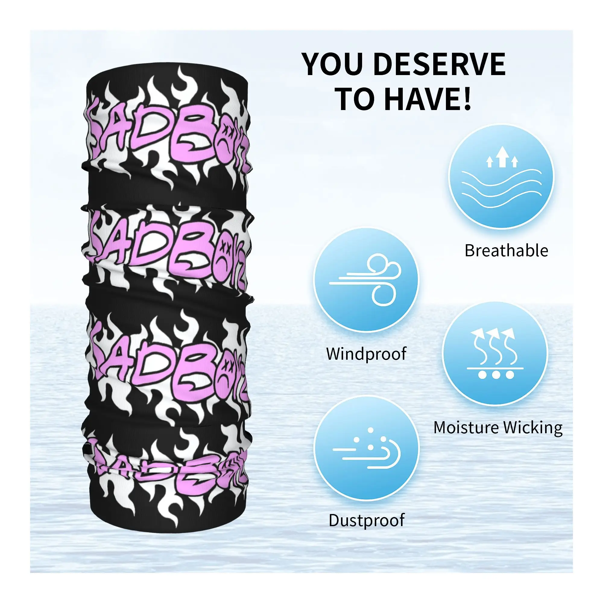 Пользовательские J-Juniors H Merch Sad Boyz бандана зимняя утеплитель для шеи женский