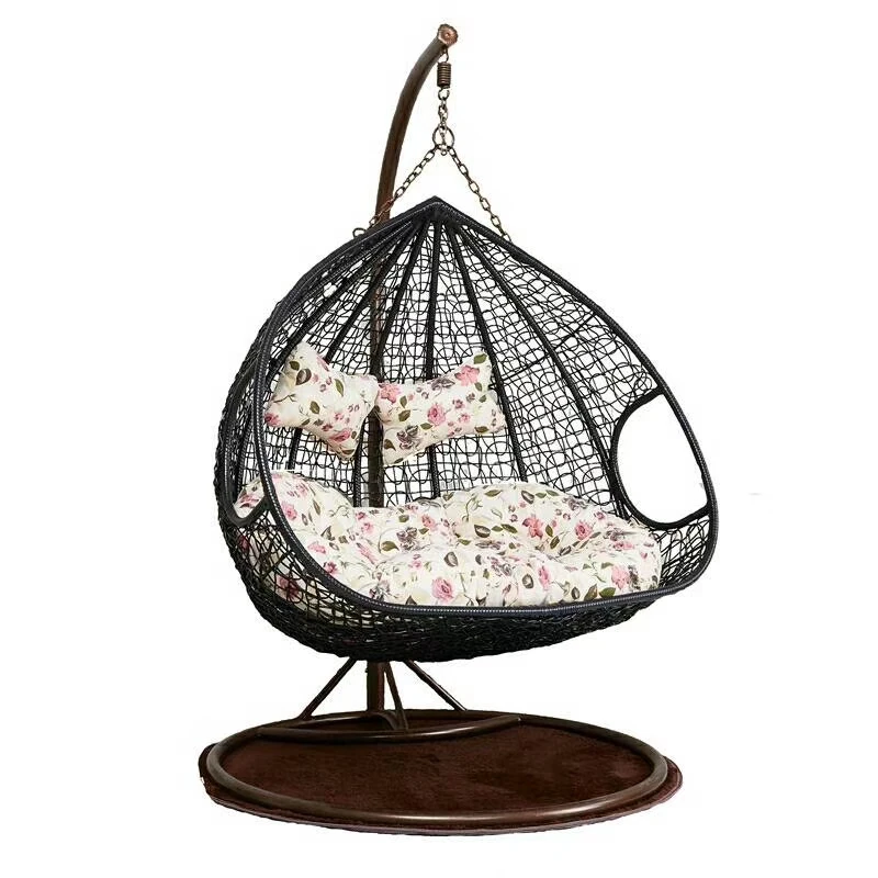 

Outdoor wicker round furniture egg chair hanging swing rattan pod egg chair swing patio bali rattan furniture