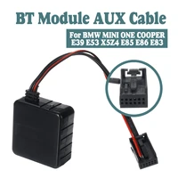 upgraded car audio bluetooth cable bluetooth module aux cable adapter for bmw mini one cooper e39 e53 x5z4 e85 e86 e83