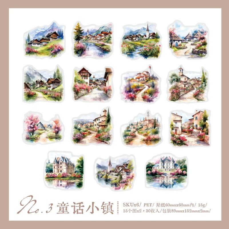 

Декоративные наклейки Alideco 30 шт.