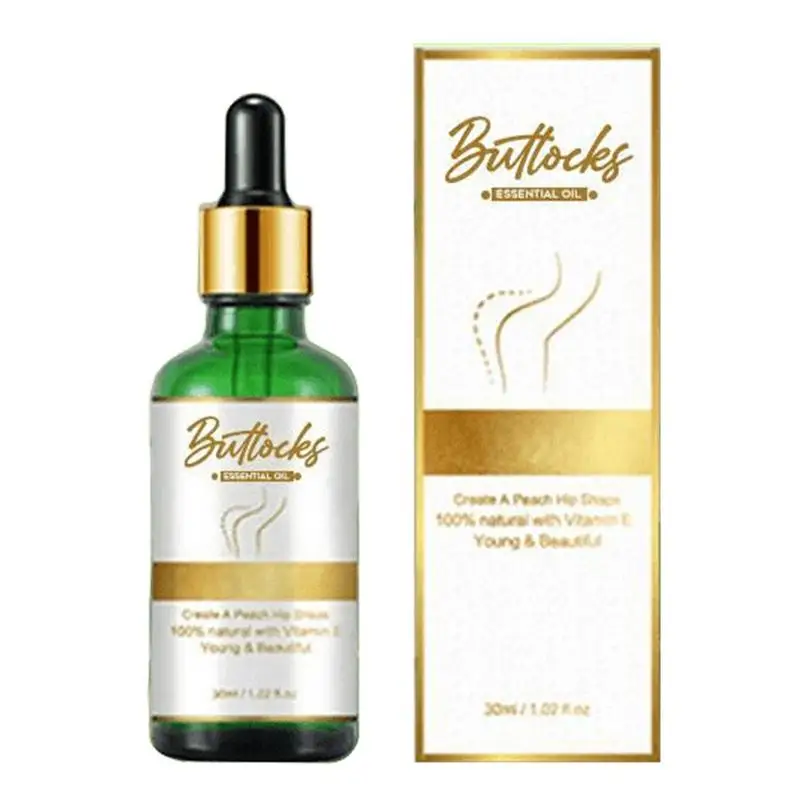 

Buttocks Essential Oil Buttock Massage Oil 30ML Butt Firming Enhancement Essential Oil Hip Lift Up Oil Natural Essential