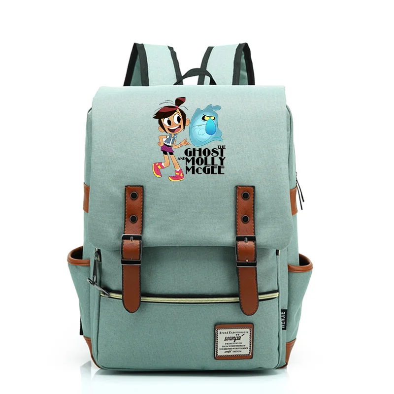 

Disney The Ghost And Molly Mcgee Backpack Boys Girls School Bag Teenager Laptop Bag Women Men Backpacks Travel Rucksack Mochila