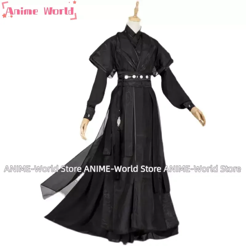 He Xuan Gu Yun Косплей Костюм Аниме Черный Китайский Хэллоуин Карнавал Вечеринка