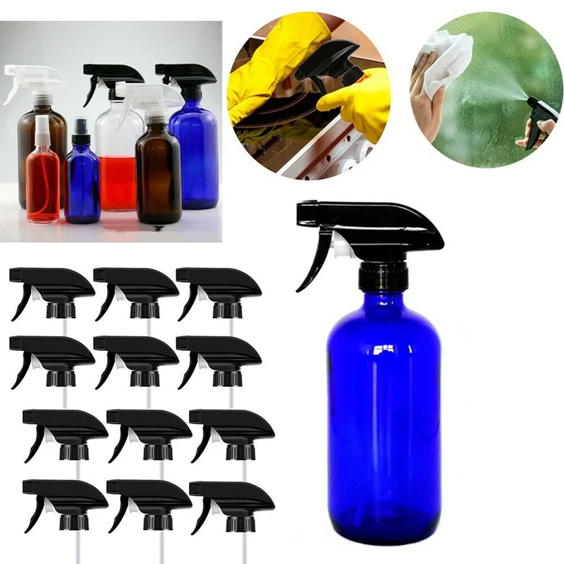 

12 Pcs Trigger Sprayer Spray Bottle Nozzle Head - 28/410 Neck Bottle Size