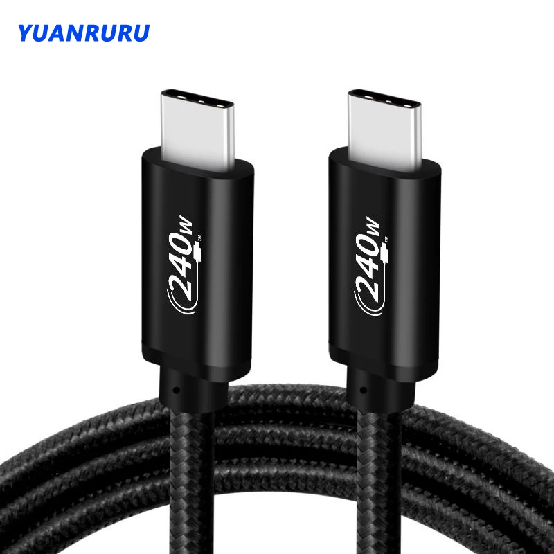 

240W USB4.0 40Gbps Type C to C Cable PD3.1 Blazing-Fast Charging Cable for PS5 Nintendo Switch Galaxy Xiaomi iPad MacBook Pro