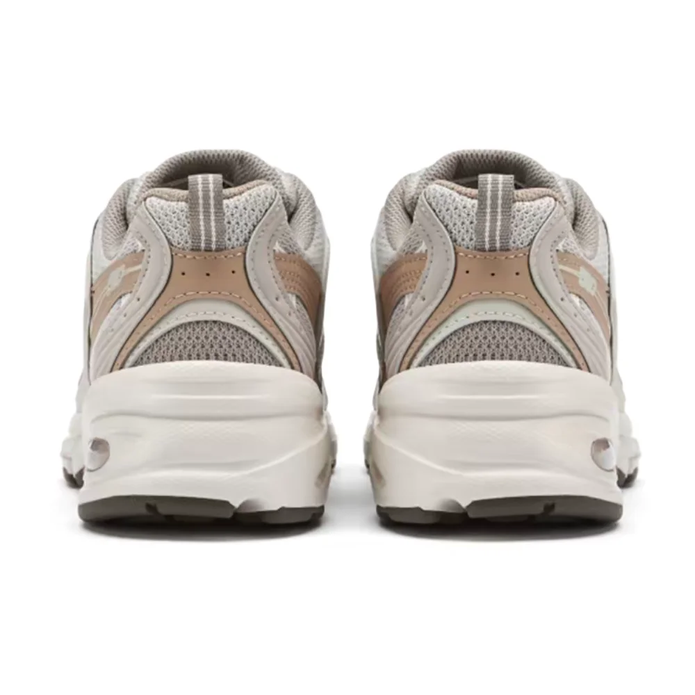 Фото Кроссовки New Balance NB530 унисекс, низкие, повседневные, для бега – светло-серого цвета, с принтом в виде букв, на шнуровке, прочные MR530KOB №5