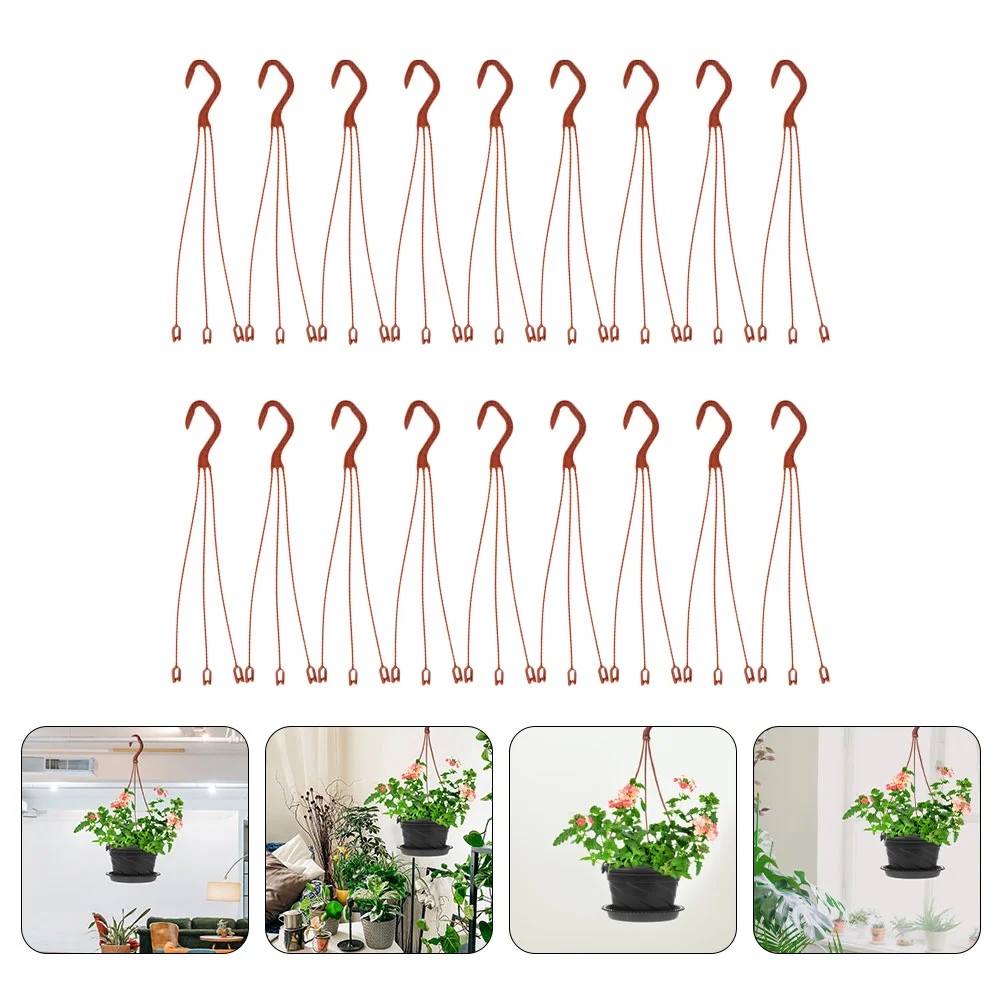 

30pcs Hanging Plant Hooks Flower Basket Hangers Balcony Plant Pot Hangers