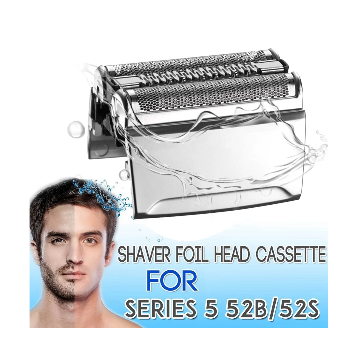 Электрическая фотоголовка с чистящей щеткой для Braun 52S 5 Series 5020S 5030S 5040S 5050S 5070Cc 5090Cc