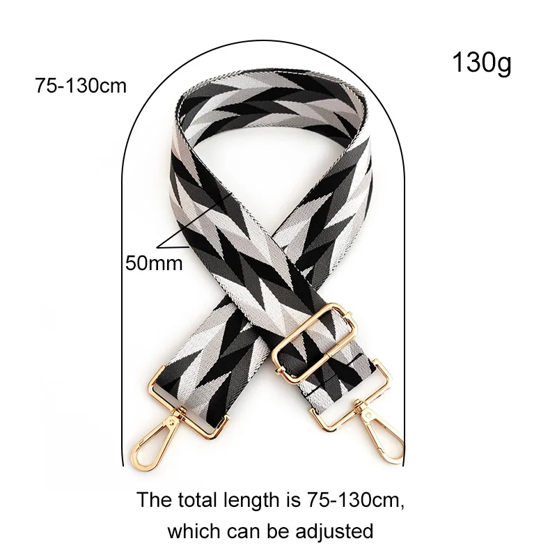 Bags Strap Belt Women Four Color Stitching Straps Crossbody Messenger Shoulder Bag Accessories Adjustable Belts Handbag Straps