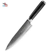 findking kitchen knife 67 layers damascus steel 8 inch sharp professional chef damascus knife for cutting vegetables and meat