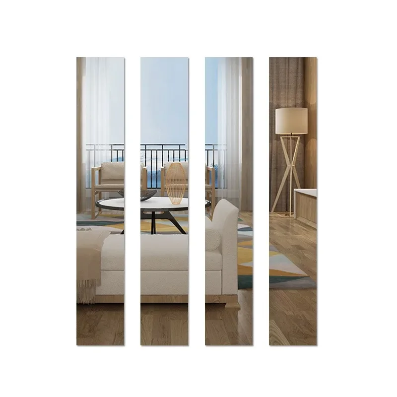 

Зеркальная акриловая наклейка на стену, 1 м